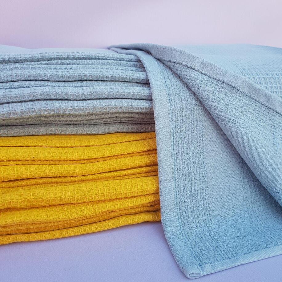 Оптом вафельные полотенца