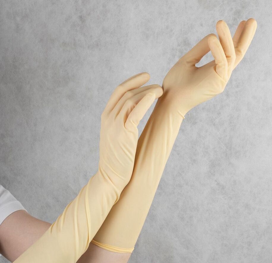 Медицинские нестерильные латексные перчатки