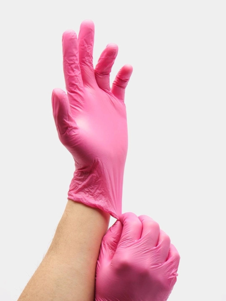 Перчатки нитриловые одноразовые 100 шт